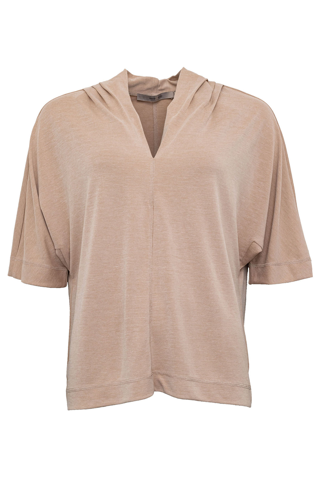 Costa Mani 2401150 Sand Claccy V-Neck Top - Experience Boutique