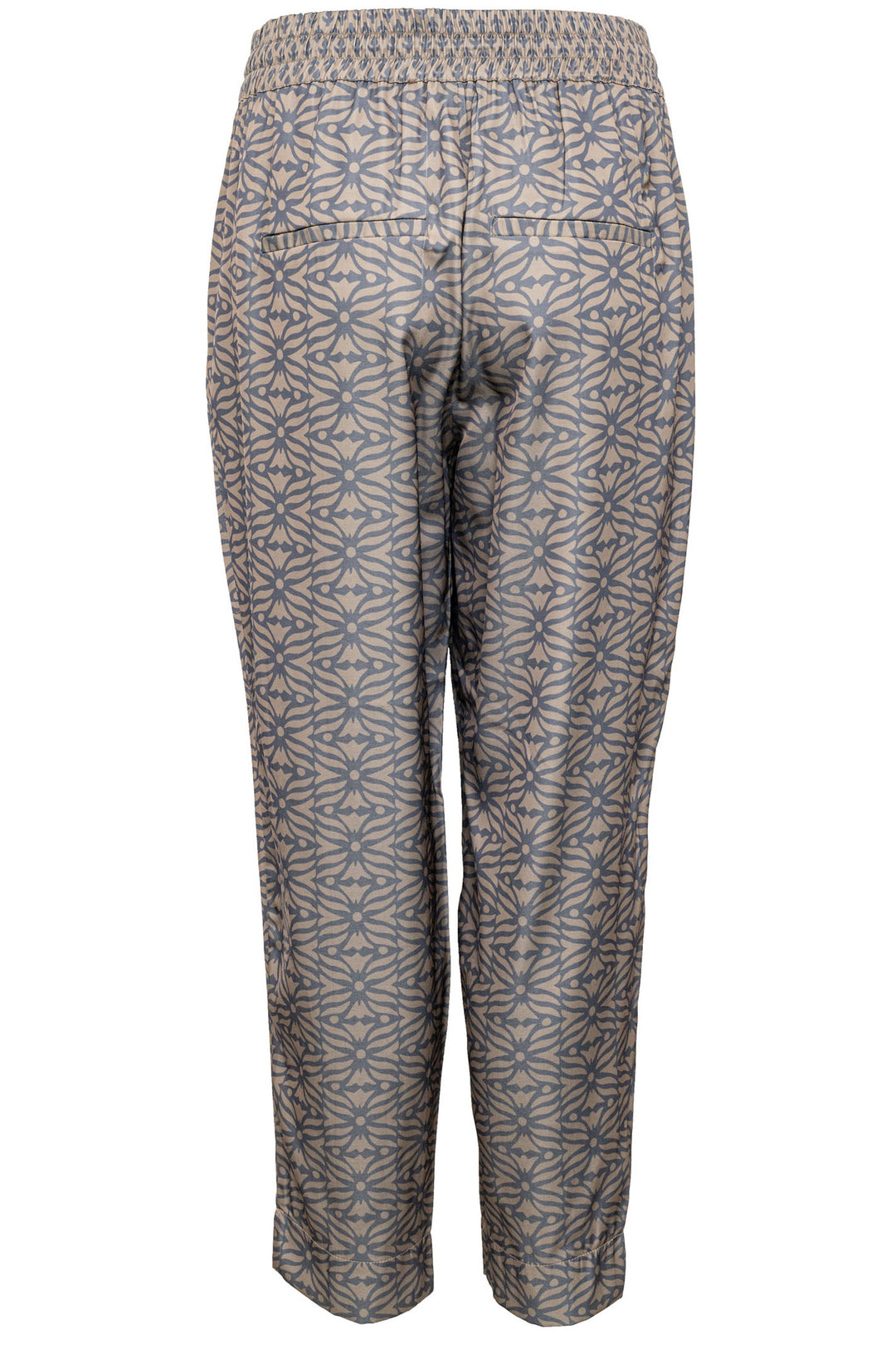 Costa Mani 2401416 Taupe Print Bestie Trousers - Experience Boutique