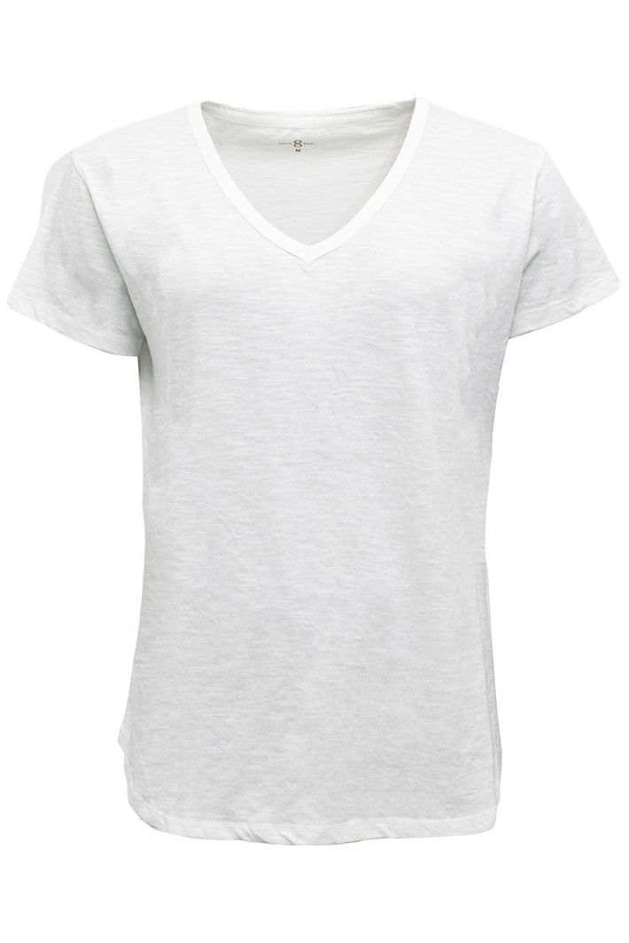 Costa Mani CMB505 White V-Neck T-Shirt - Experience Boutique