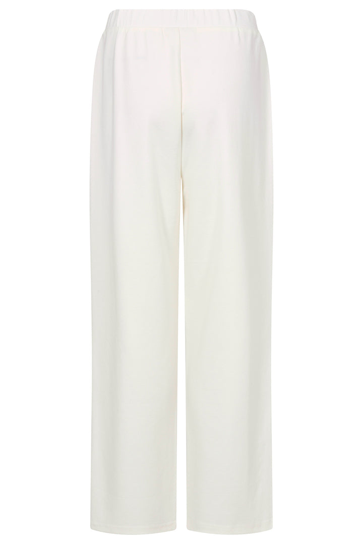 Cream Clothing CRAnett Marshmallow White Wide Leg Trousers 10612047 114300 - Experience Boutique
