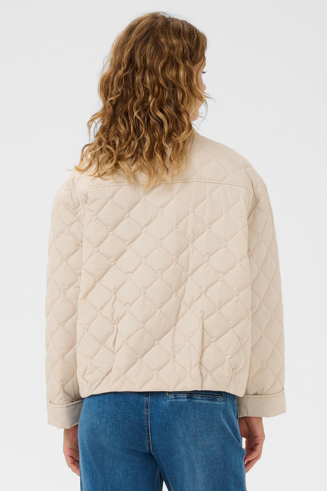 Cream Clothing CRArwen Oatmeal Beige Short Jacket 10614600 130401