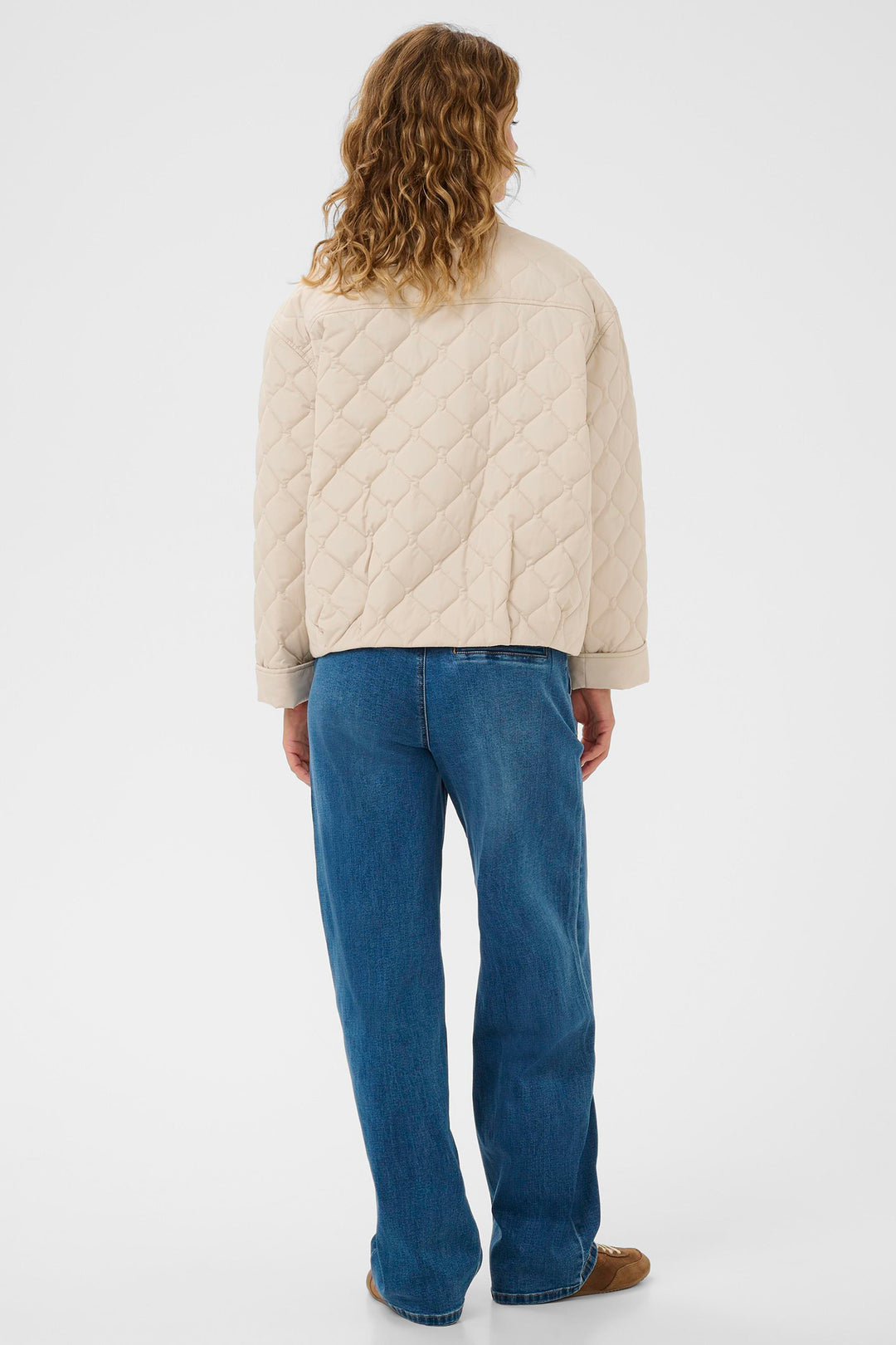 Cream Clothing CRArwen Oatmeal Beige Short Jacket 10614600 130401