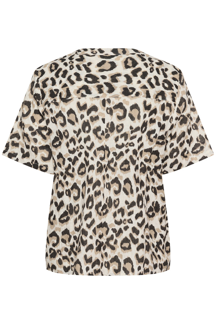 Cream Clothing CRBellis Nature Leopard Print Shirt 10611578 107352 - Experience Boutique
