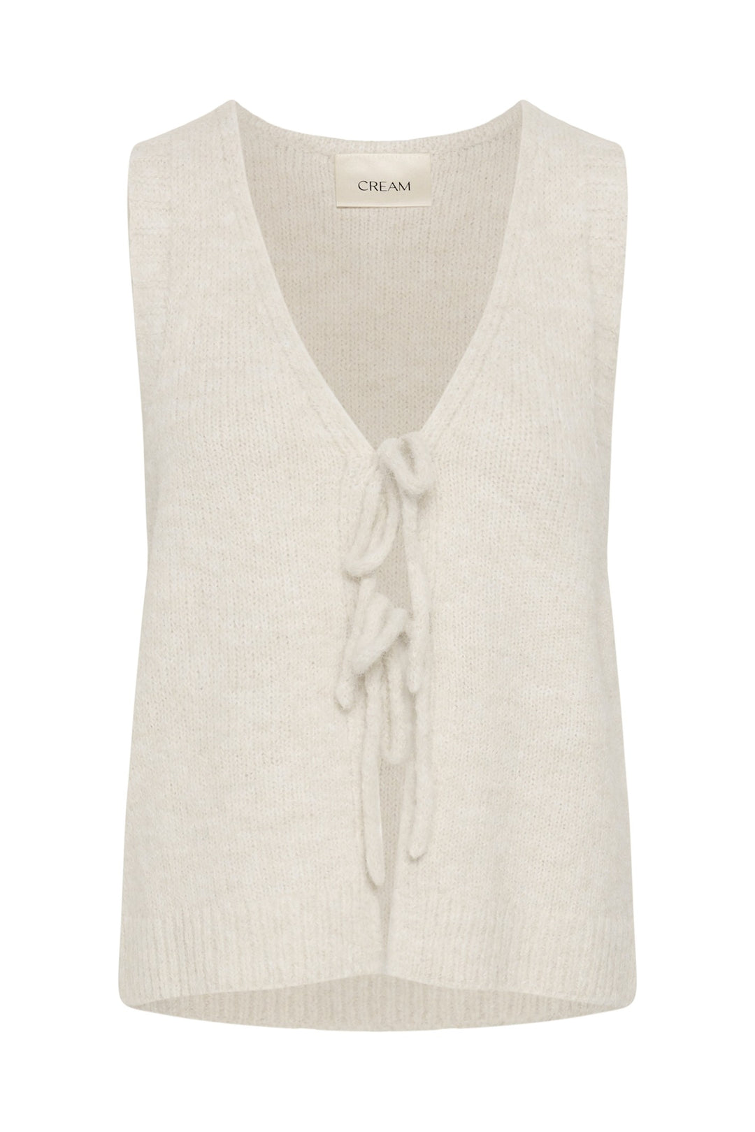 Cream CRCladine Oatmeal Beige Jumper, front packshot
