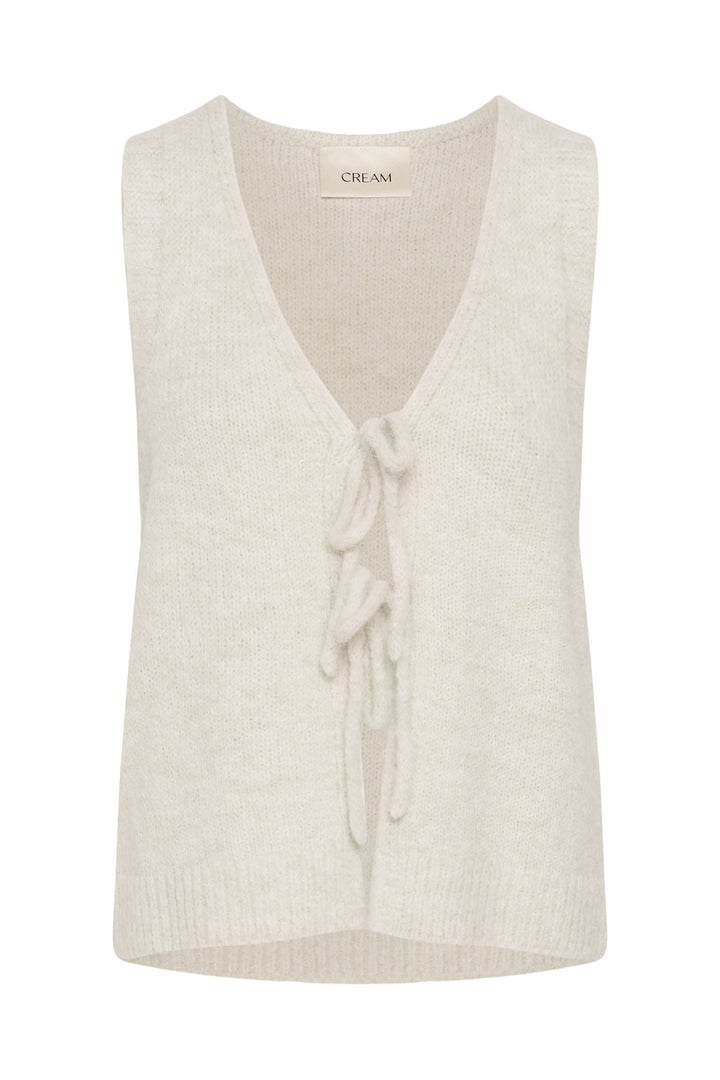 Cream CRCladine Oatmeal Beige Jumper, front packshot
