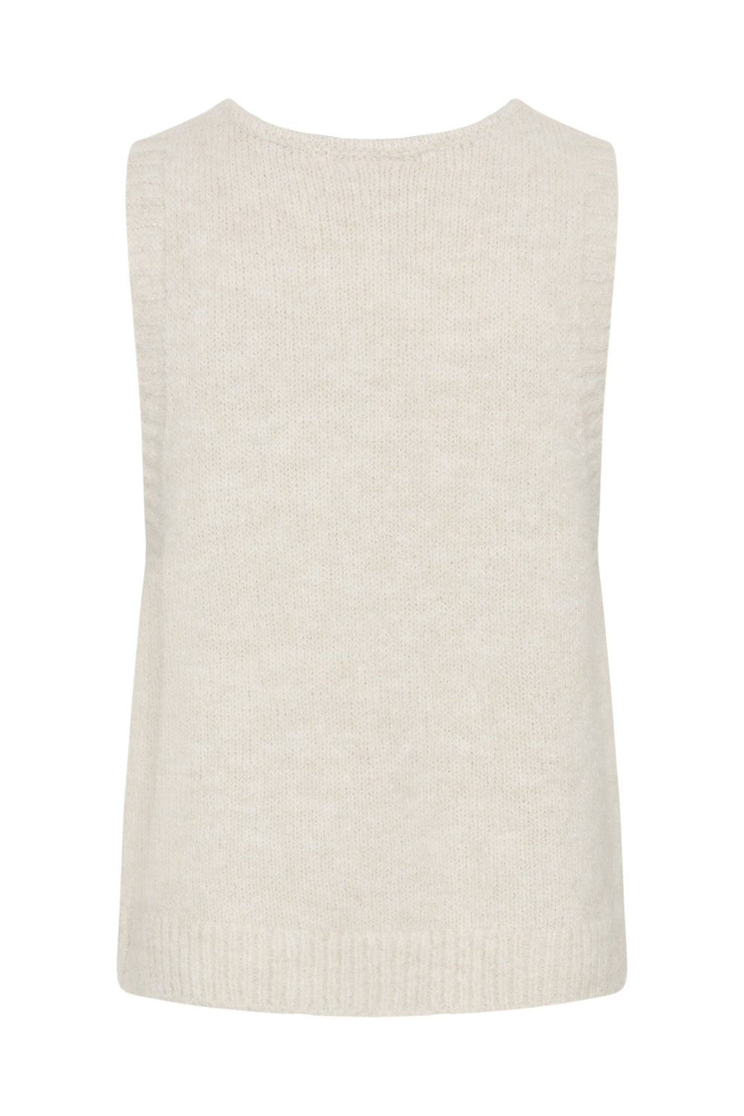Cream CRCladine Oatmeal Beige Jumper, back packshot