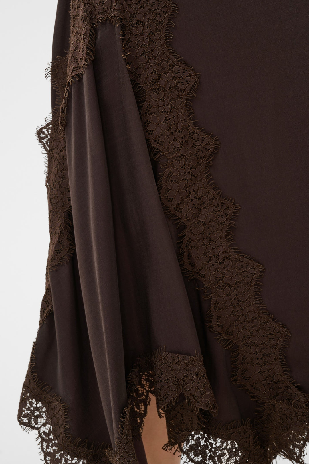 Cream CRConfir Java Brown Skirt, front model detail