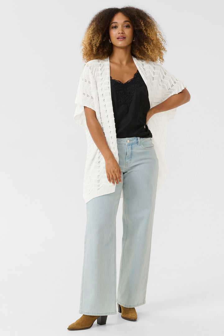 Cream Clothing CRDamo Marshmallow Knit Cardigan 10613381 114300 - Experience Boutique