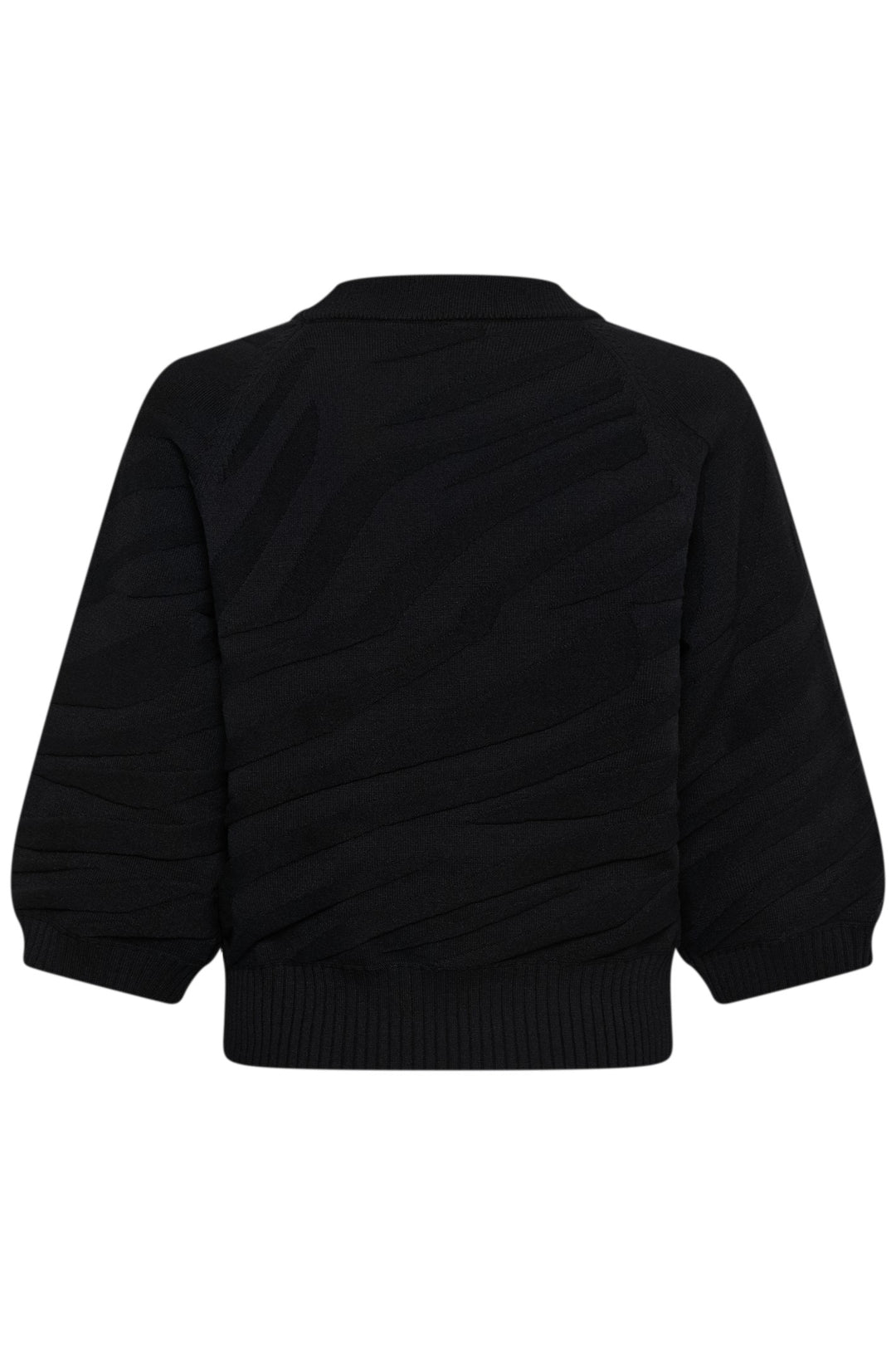 Cream CRDela Pitch Black Jumper, back packshot