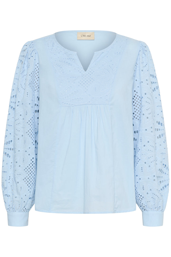 Cream Clothing CRDiana Cashmere Blue Blouse 10650835 144115 - Experience Boutique