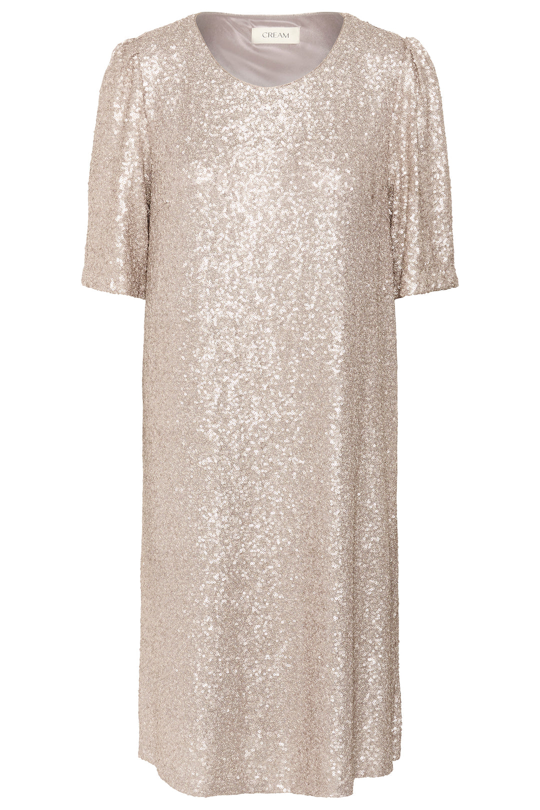 Cream Clothing CRDiddi String Champagne Sequin Dress 10614506 161305