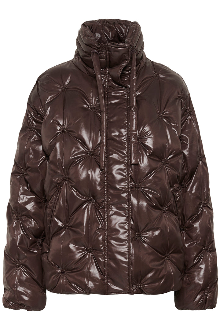 Cream Clothing CRDrakie Coffee Bean Padded Jacket, front packshot