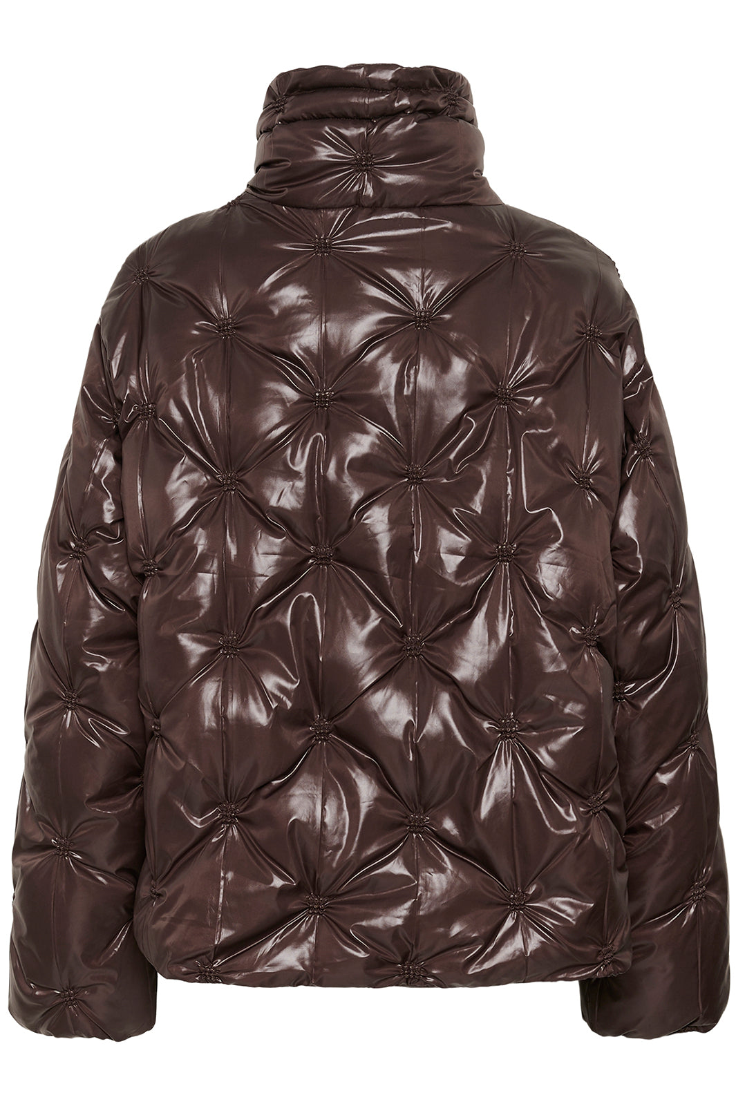 Cream Clothing CRDrakie Coffee Bean Padded Jacket, back packshot