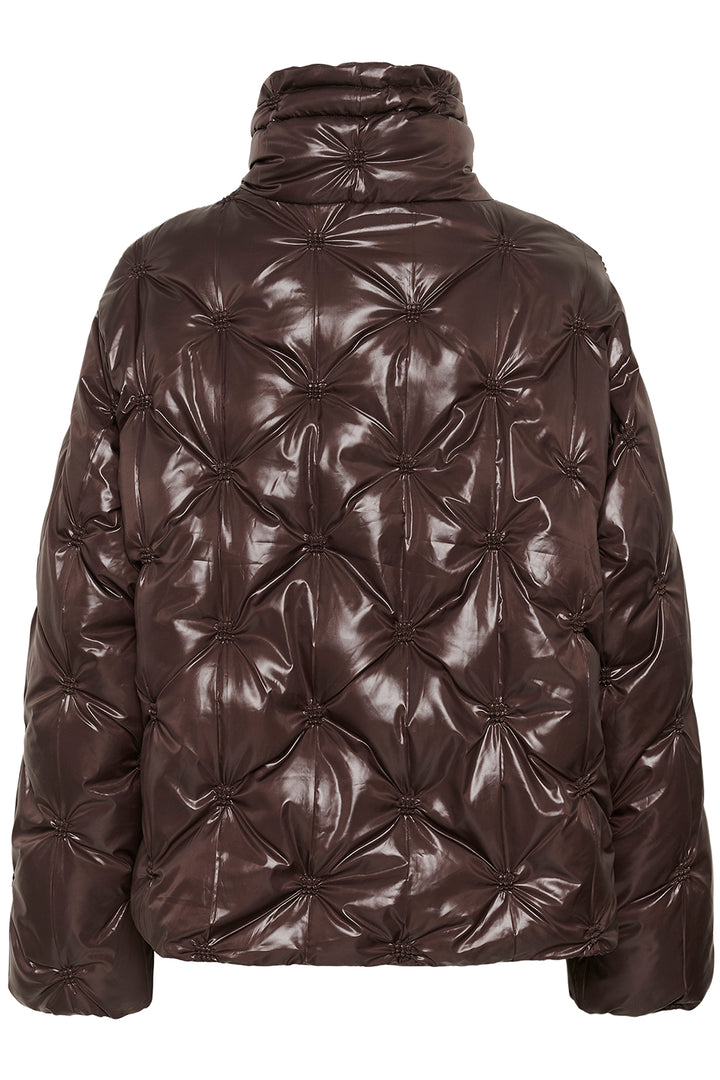 Cream Clothing CRDrakie Coffee Bean Padded Jacket, back packshot