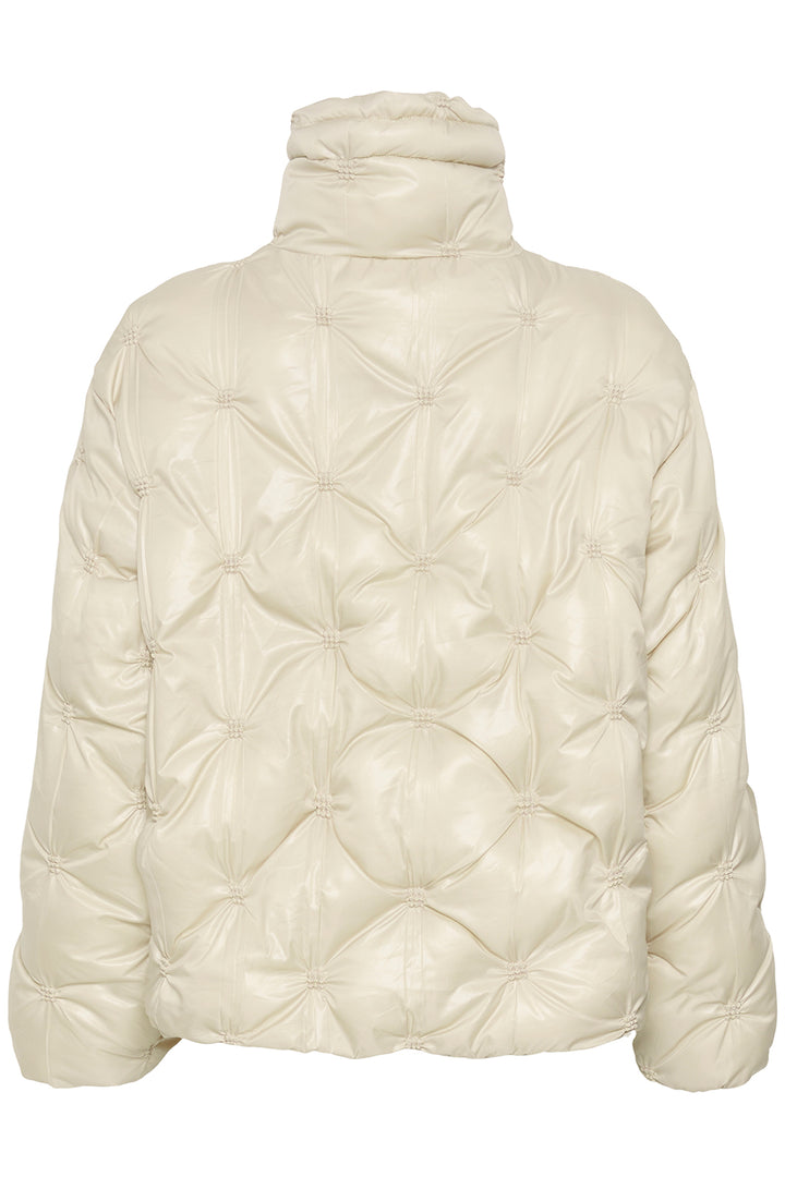 Cream Clothing CRDrakie Oatmeal Padded Jacket, back packshot