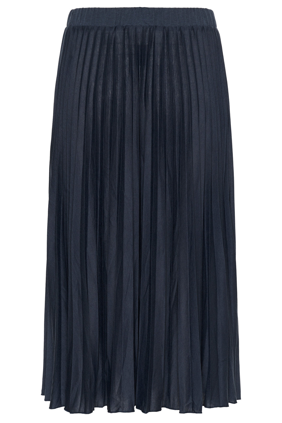 Cream Clothing CRFolo Navy Plissé Midi Skirt 10613416 194024 - Experience Boutique