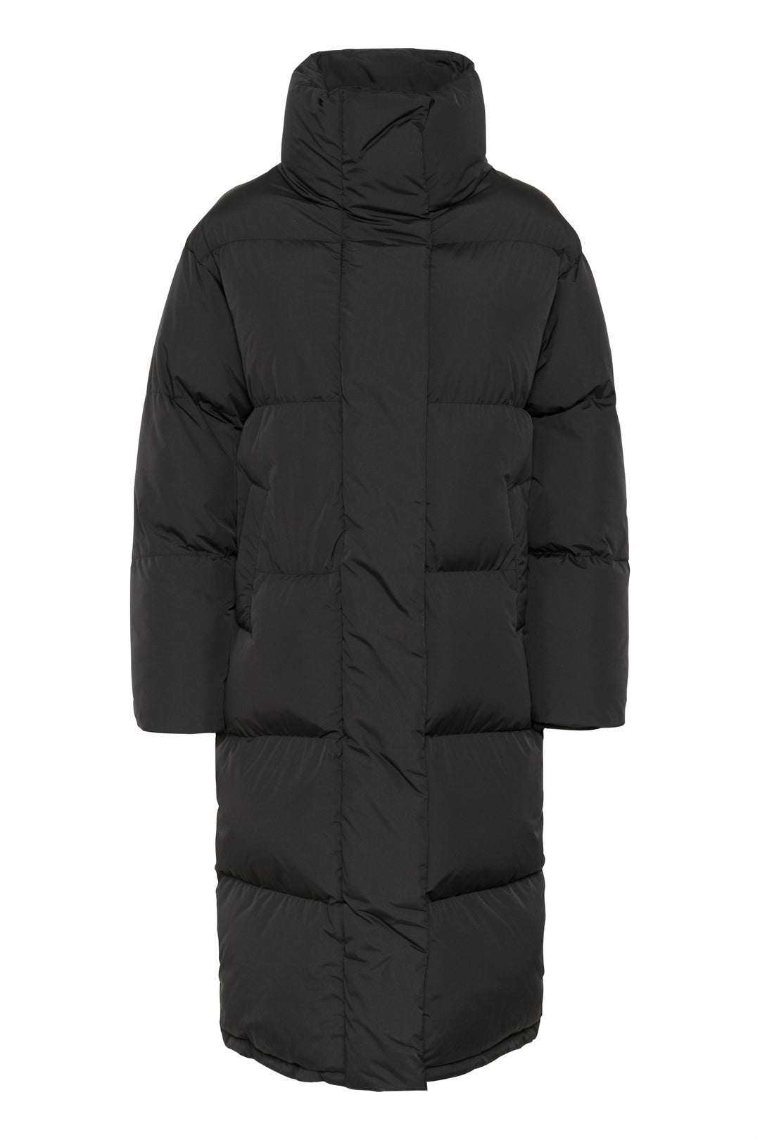 Cream Clothing CRFrona Pitch Black Longline Padded Coat