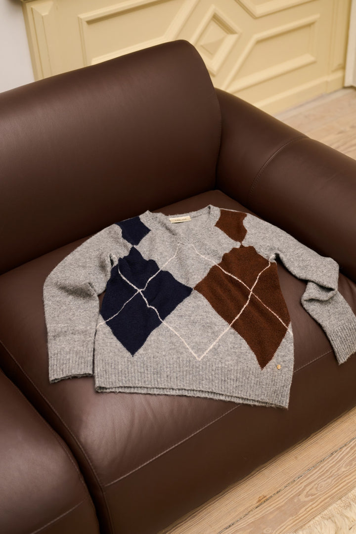 Cream CRHope Grey Melange Jumper, additional