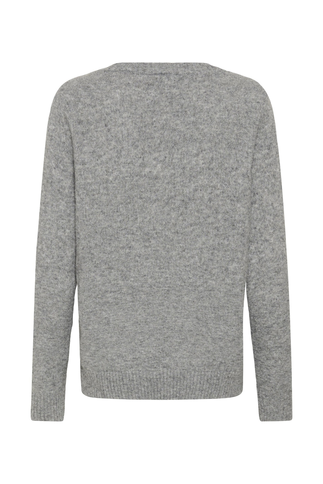 Cream CRHope Grey Melange Jumper, back packshot
