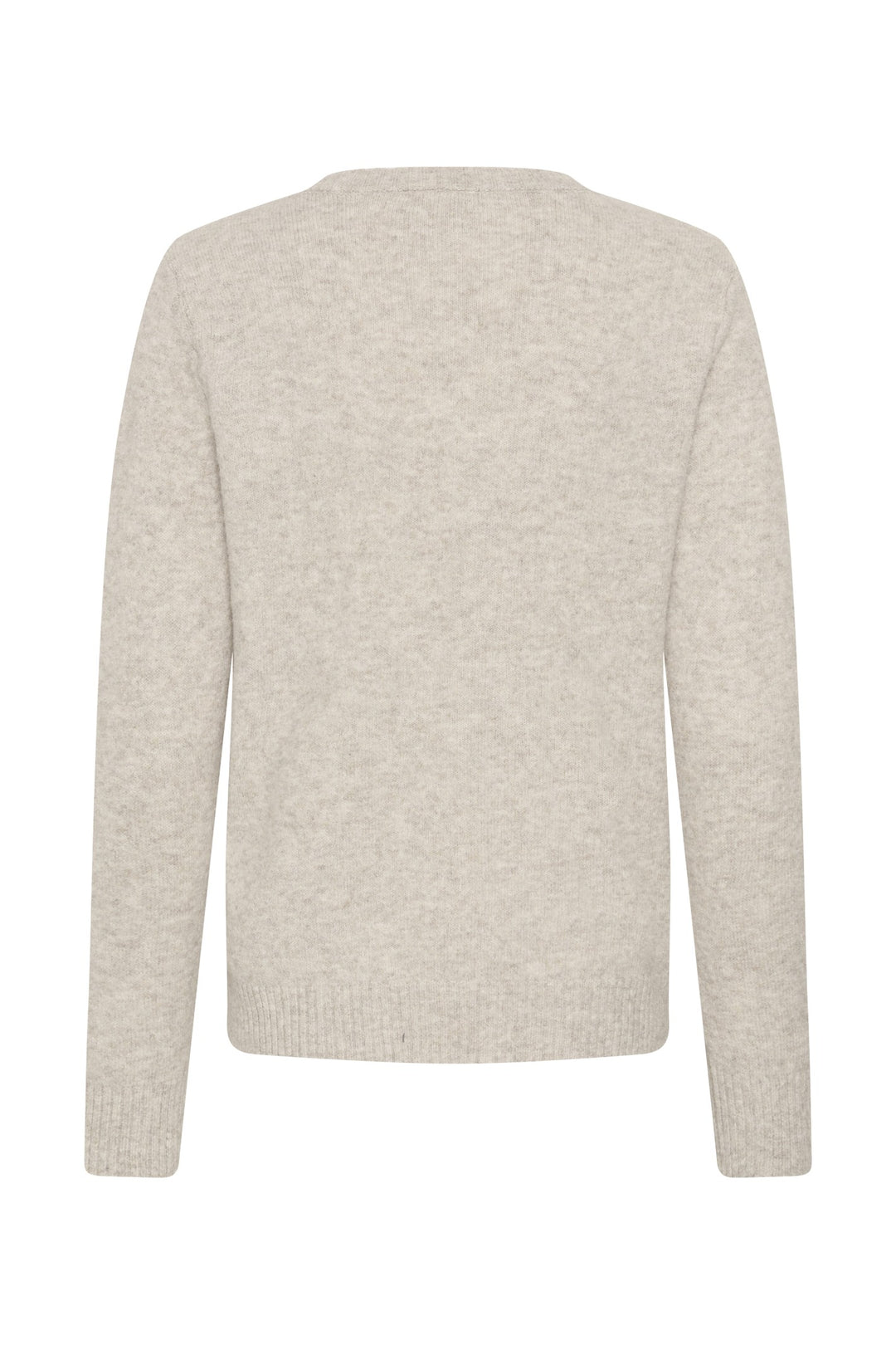 Cream CRHope Oatmeal Melange Multicolour Jumper, back packshot