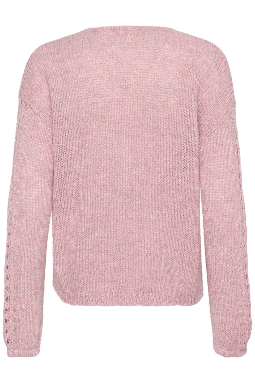 Cream Clothing CRNiso Dawn Pink Knit Open Front Cardigan 10612874 152205 - Experience Boutique
