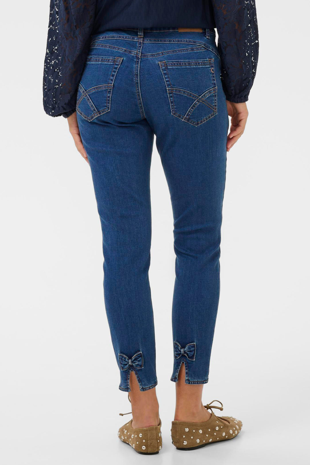 Cream Clothing CRSanny Portland Blue Denim Sorya Baiily Fit 7/8 Jeans 10614534 104682