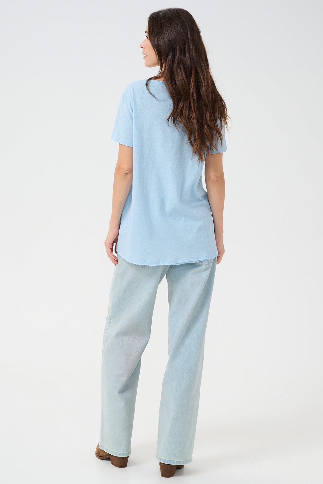 Cream Clothing CRSina Clear Sky Blue T-Shirt 10612207 144123 - Experience Boutique