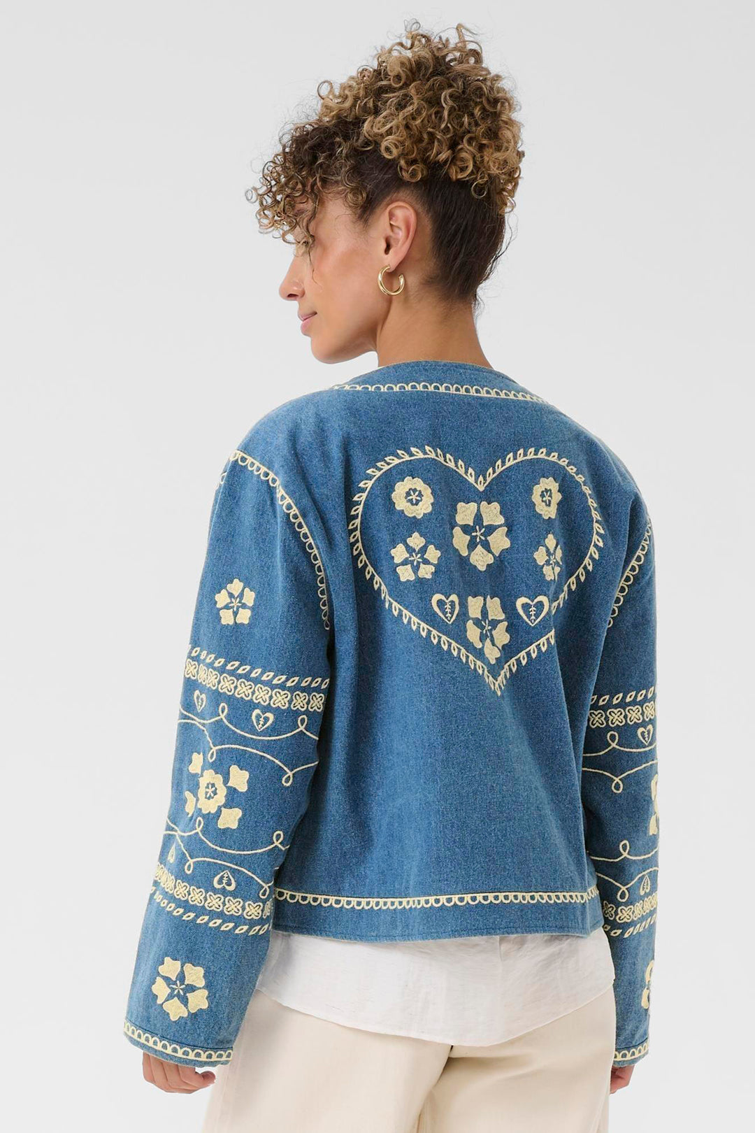 Cream Clothing CRTannie Portland Blue Denim Jacket 10614559 104682