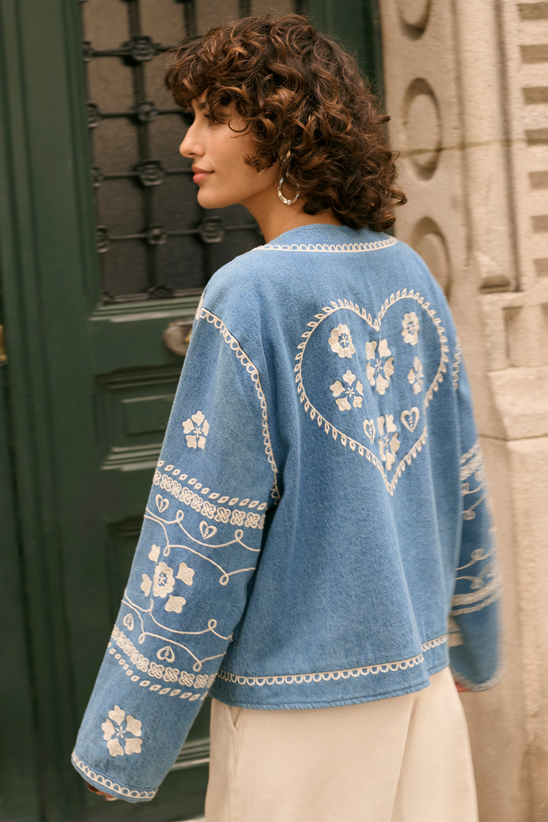 Cream Clothing CRTannie Portland Blue Denim Jacket 10614559 104682