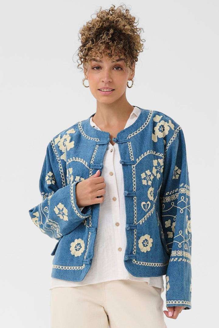 Cream Clothing CRTannie Portland Blue Denim Jacket 10614559 104682