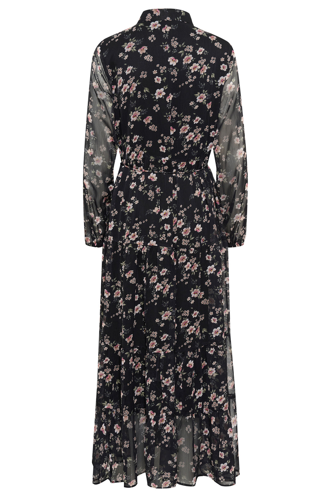 Cream Clothing CRYuna Black Flower Print Maxi Dress 10613534 108073 - Experience Boutique