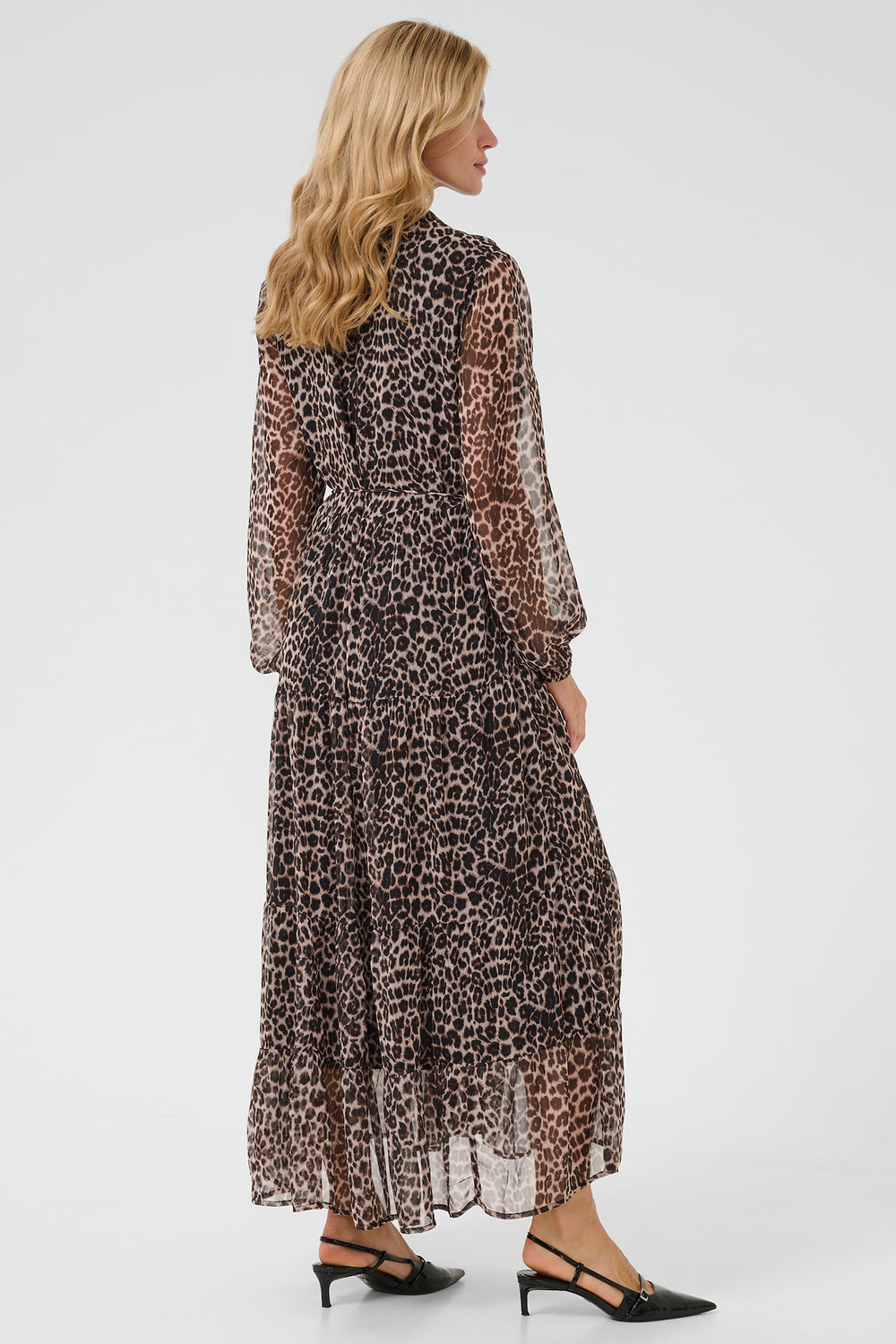 Cream Clothing CRYuna Natural Animal Maxi Dress 10613534 107306 - Experience Boutique
