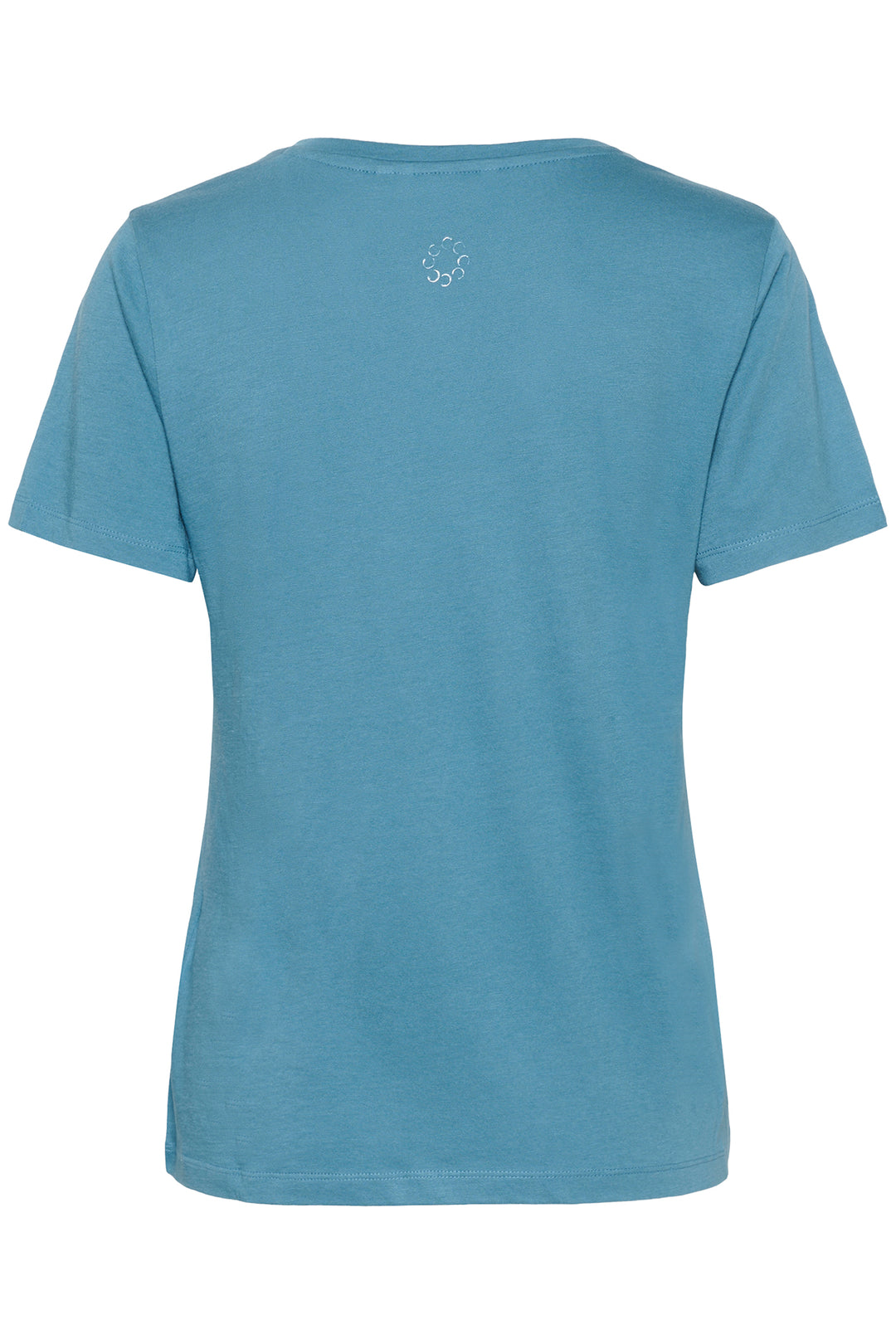 Cream Clothing Naia Blue Heaven V-Neck T-Shirt 10604508 174023 - Experience Boutique