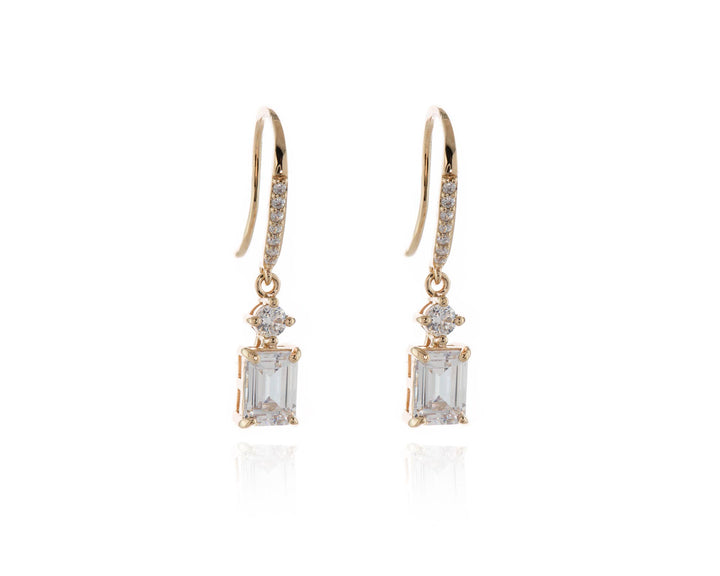 Cachet Lani CZ Earrings Gold Plated