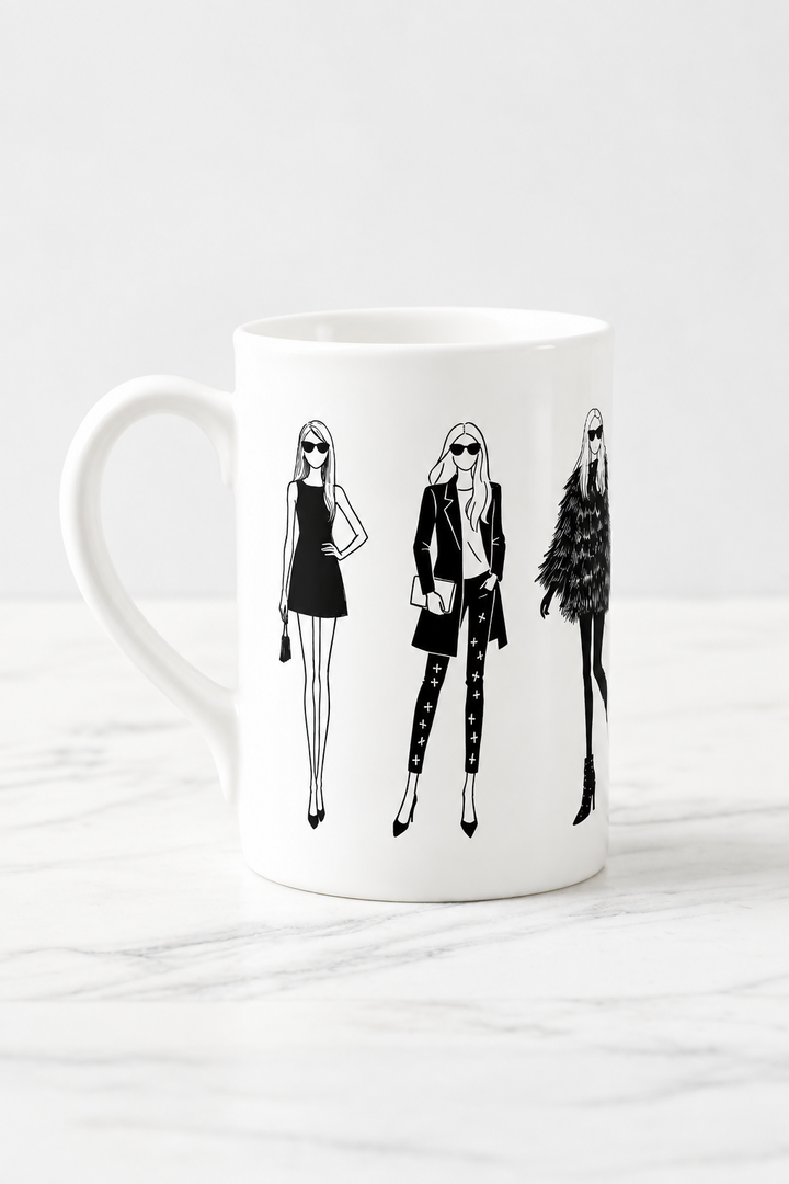 "Ladies Who Lunch" Bone China Mug