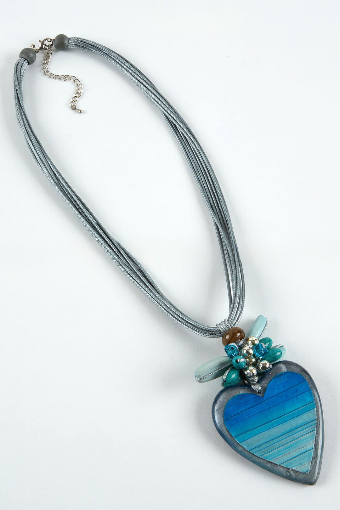 Dante NL5627 Blue Ombre Heart Necklace - Experience Boutique