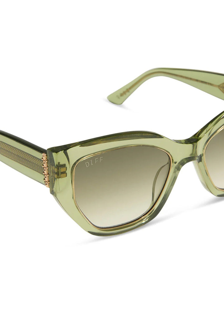 Diff The White Lotus Green Thailand Scratch-Resistant Sunglasses