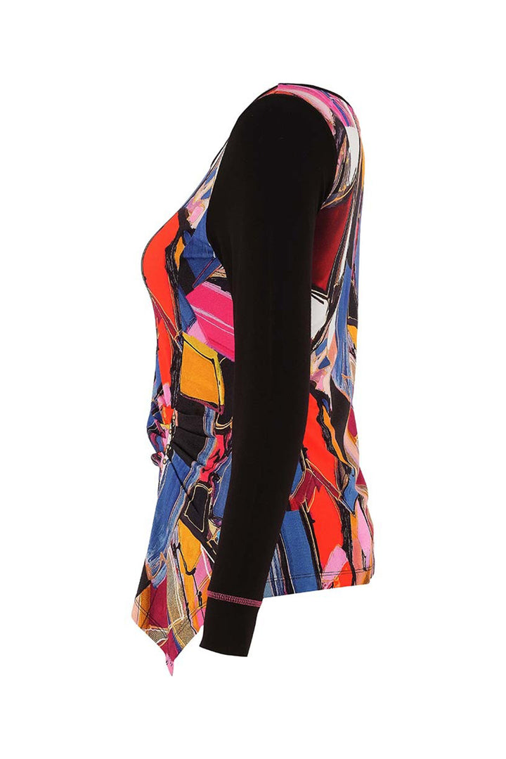 Dolcezza 75621 Lana Frey Baisti Multicolour Print Top