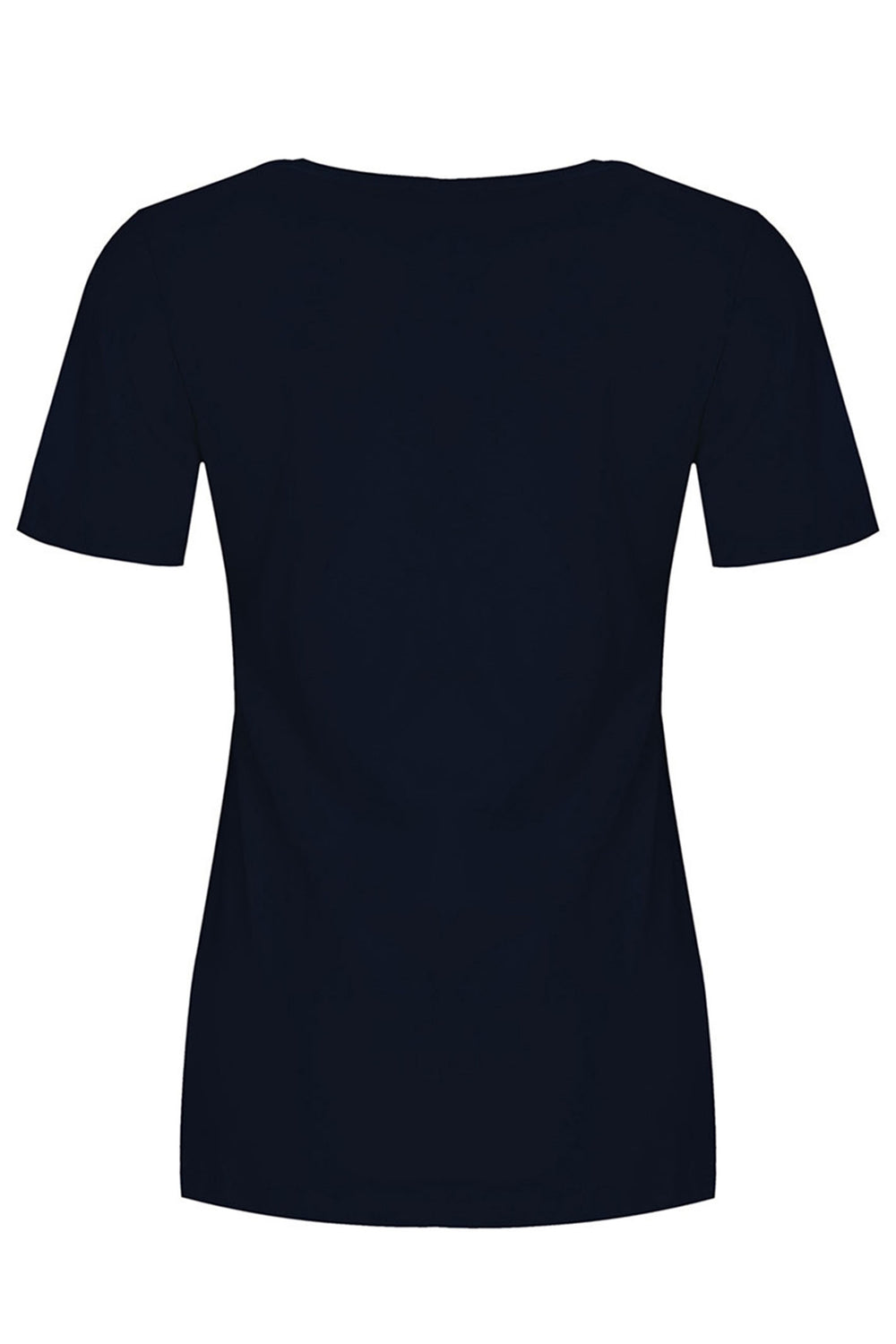 Dolcezza T-Shirt V-Neck Navy 25501 - Experience Boutique