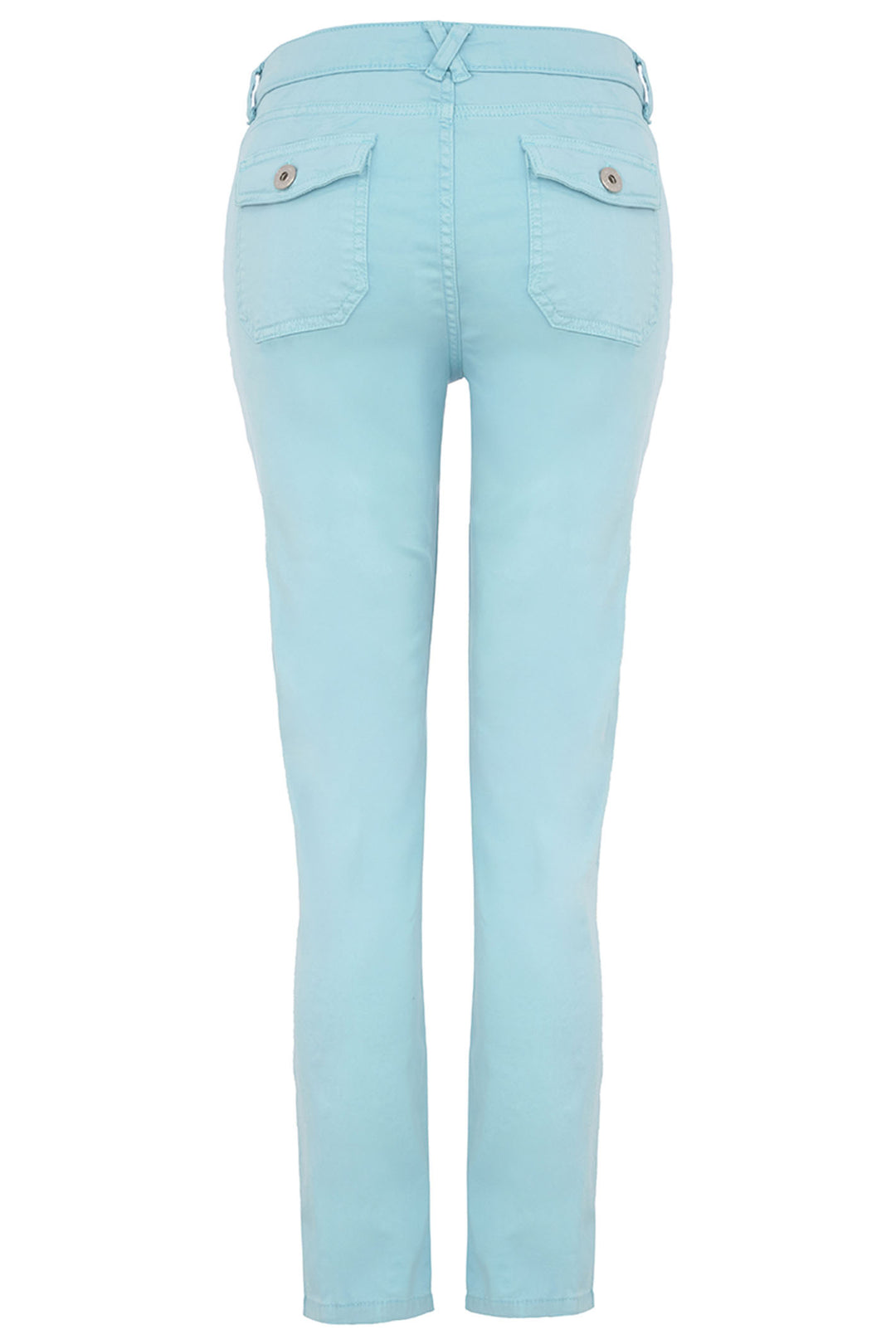 Dolcezza Trousers Patch Pockets Seafoam Blue 25210 - Experience Boutique