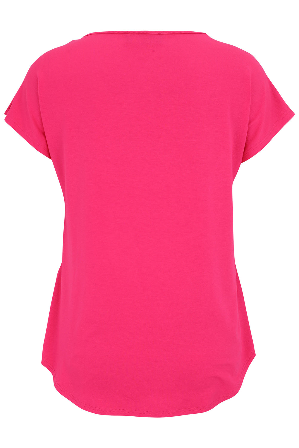 Pink t-shirt on a white background