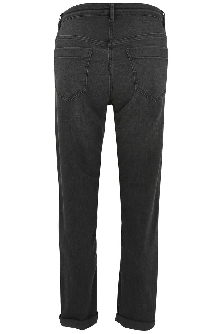 Black jeans on a white background