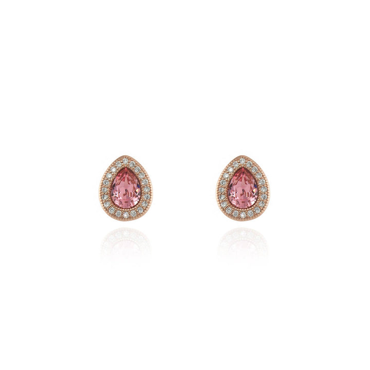 Cachet Talma Rose Pink Gold Earrings