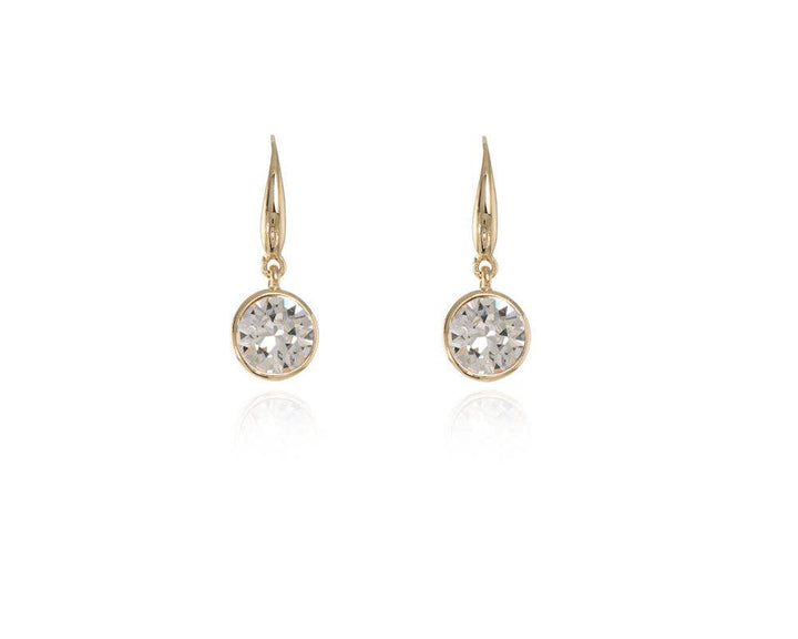 Cachet Ebba Crystal Earrings 18ct Gold Plated