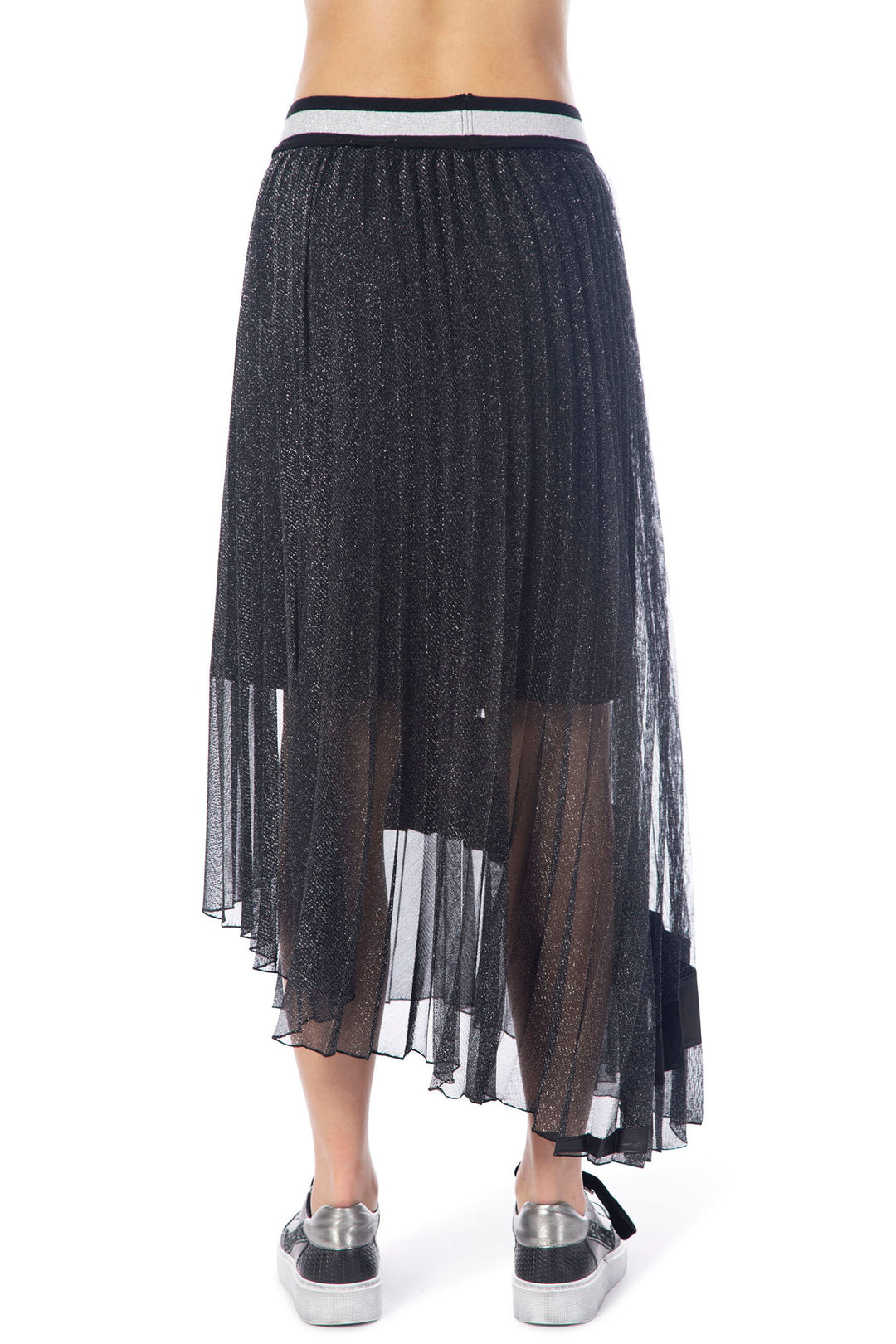 Elisa Cavaletti EJP243046900 Black Layered Skirt - Experience Boutique