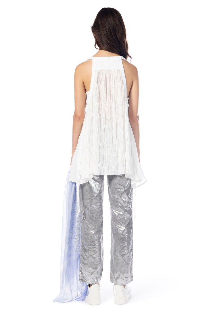 Elisa Cavaletti EJP249025301 Cream Vest Top - Experience Boutique