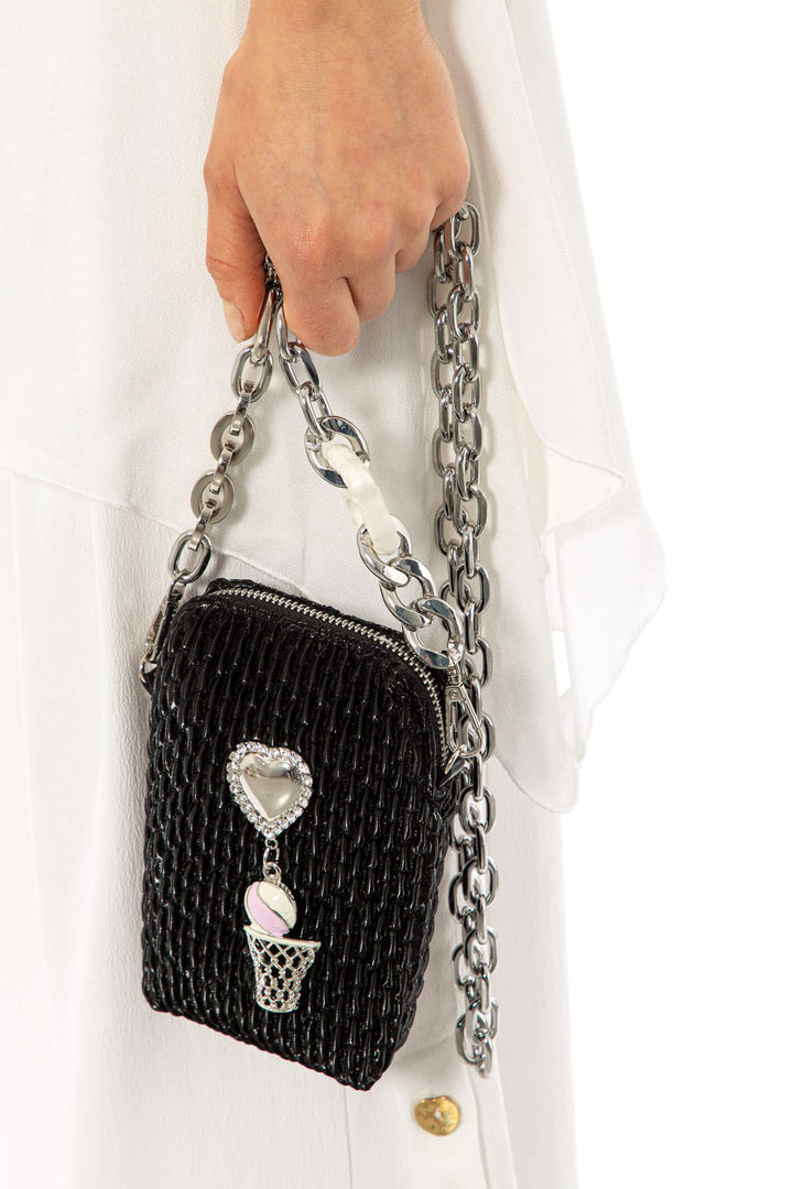 Elisa Cavaletti ELP230686504 Black Shoulder Bag - Experience Boutique