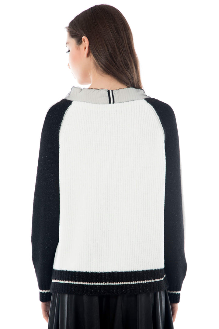 Elisa Cavaletti ELW234004600 02001 Black Lurex Knit Jumper - Experience Boutique