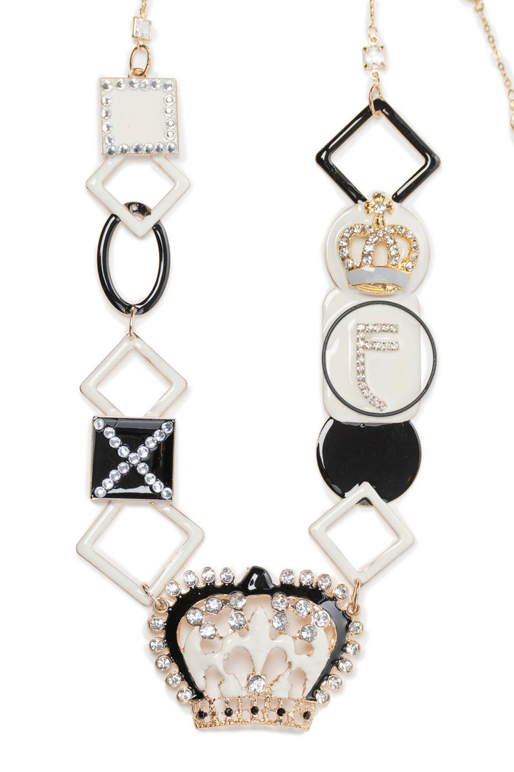 Elisa Cavaletti ELW240507301 Ivory Black Necklace - Experience Boutique