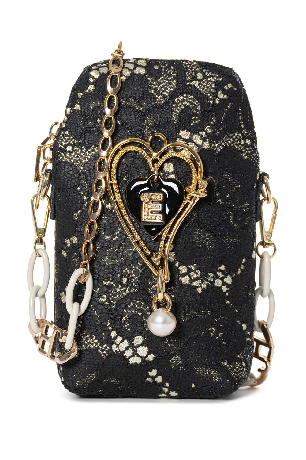 Elisa Cavaletti ELW240686502 Black Lace Crossbody Bag - Experience Boutique